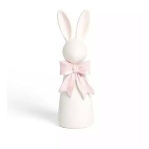 Bunny with Bow Figurine, 9 in. New